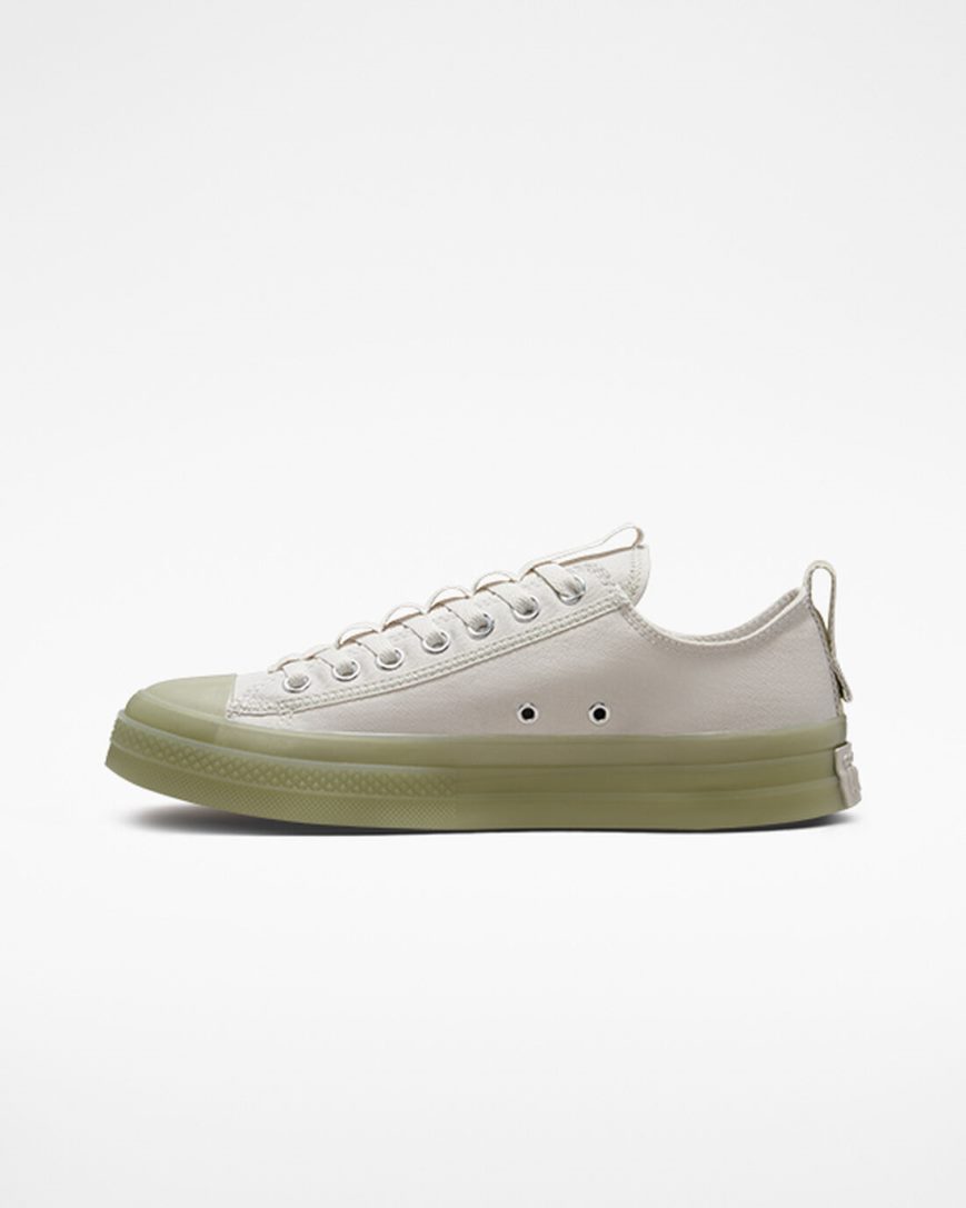 Zapatillas Bajas Converse Chuck Taylor All Star CX Explore Mujer Beige Verde Oliva Plateadas | PE WE7584